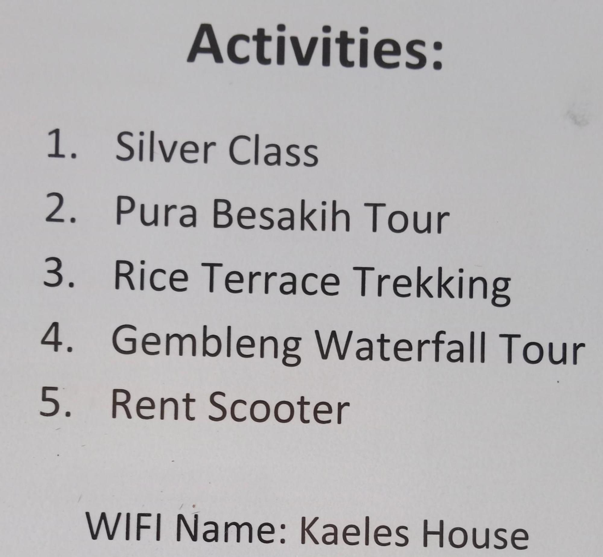 Homestay Kaeles House *